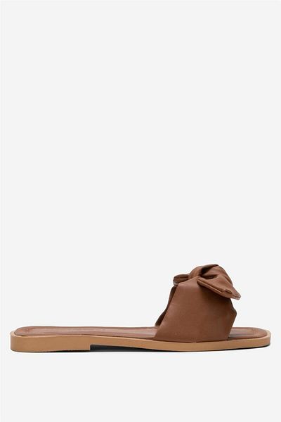Liger Women's Bow Daily Summer Slippers Taba
