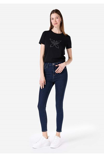 Colin's 760 Diana Pantaloni slim din denim cu talie înaltă pentru femei