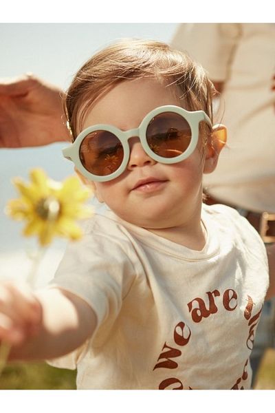 Kai Baby Nordic 0-10 Years Old Children's Sunglasses Uv400 Certified Green Glasses