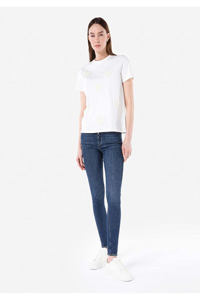 Colin's 759 Lara Skinny Fit Mid Waist Skinny Leg Women's Blue Jean Trousers