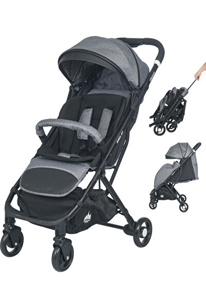 QESSO Baby Kaes X1 Kabin Boy Bebek Arabası Puset Ekstra Pedli Katlanabilir Pr...