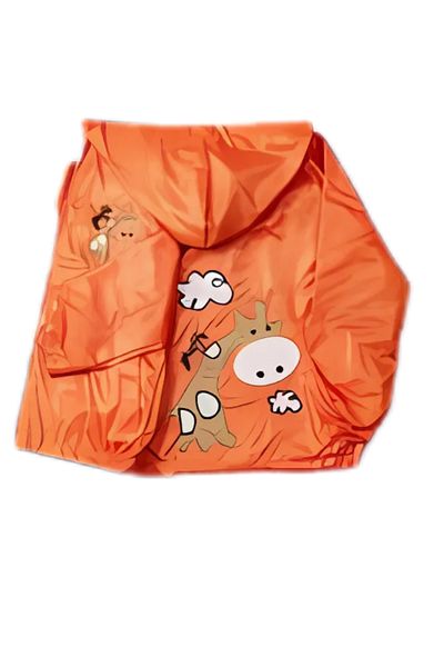 RC CRISPY Giraffe Embroidered Men's Raincoat