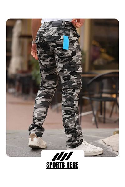 Son Bazar Regular Fit Cargo Pocket Military/Commando Camouflage Patterned Trousers
