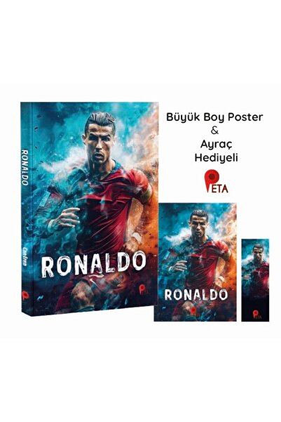 peta kitap Cristiano Ronaldo - (POSTER VE AYRAÇ HEDİYELİ)