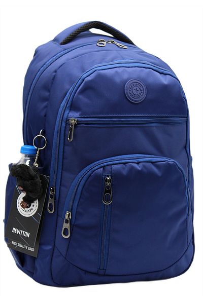 Bevitton Waterproof Fabric Bvt-1710 School Bag Navy Blue