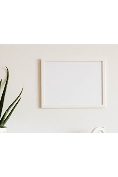 MrtAhşap A4 frame (21x30) white,Document frame,Plexili,Horizontal transition vertical available