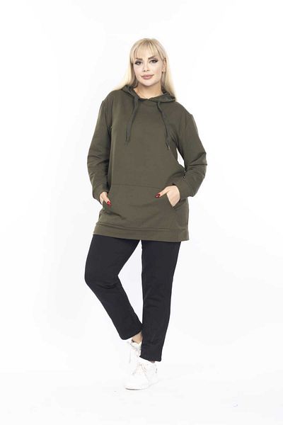 BİrHoşButik Large Size Feminin Trend Sweatshirt