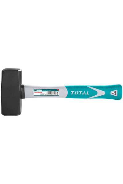 TOTAL 2000g Fibreglass Handle,Stonning Hammer , #45 carbon steel
