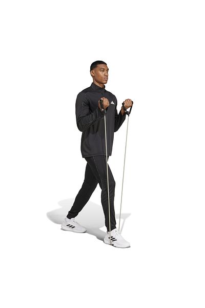 adidas Train Essentials Camo Ανδρικό μαύρο αθλητικό παντελόνι (JE5698)