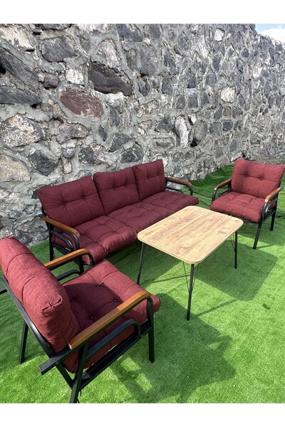 Genel Markalar 3+1+1+SEHPA BALKON VE BAHÇE MOBİLYASI BORDO