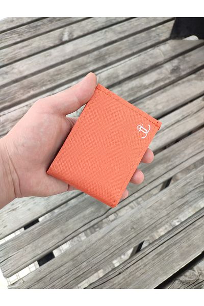 JANJAN Portofel unisex cu fermoar cu velcro, breloc și compartiment pentru monede / PORTOFEL SPORT ORIZONTAL