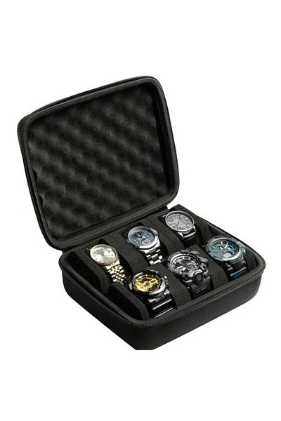 zyc Luxury Durable 6 Digit Portable Watch Box - Case