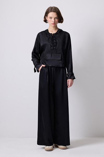 Touché Privé Tunic Trousers Suit with Kangaroo Pocket