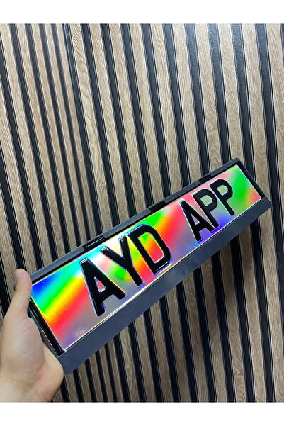 RELAX GARAGE HOLOGRAMLI DEKOR PLAKA PLAKA SACI