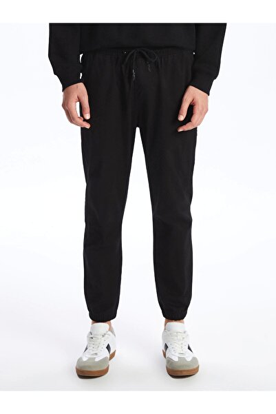 LC Waikiki XSIDE SİYAH Standart Kalıp Gabardin Erkek Jogger Pantolon