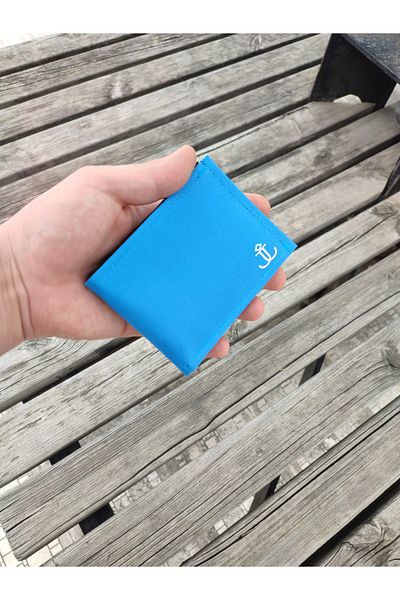 JANJAN Portofel unisex cu fermoar cu velcro, breloc și compartiment pentru monede / PORTOFEL SPORT ORIZONTAL