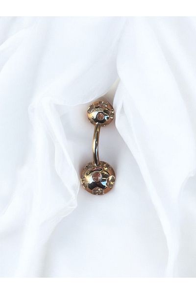 Takayrum Steel Plain Stone Belly Piercing