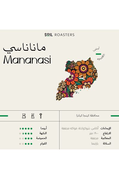 SOİL Uganda Mananasi is a specialty coffee with notes of pineapple and dried fruits, ideal for V60 drip coffee and espresso.
