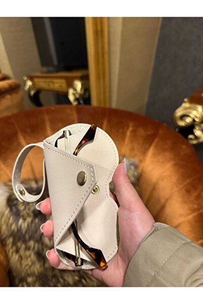 RONYA LEATHER Asılabilir Gözlük Kılıfı Kalp Model