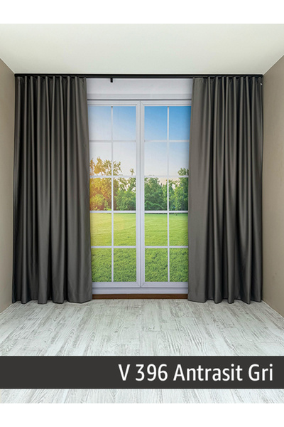 mep mekanik Donatti антрацитно сива затъмняваща завеса с един панел