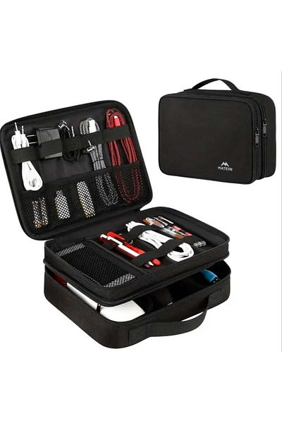 MATEIN Large Size Premium Multi-Layer Electronic Device and Cable Organize Portable Travel Case