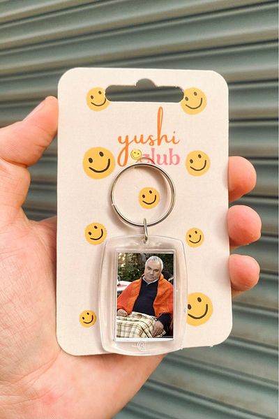 Namgo Transparent Frame Keychain Leaf Cast Ali Rıza Bey