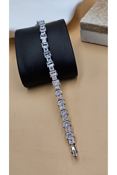 AURALI Zircon Stone Waterway Women's Bracelet Thick Model