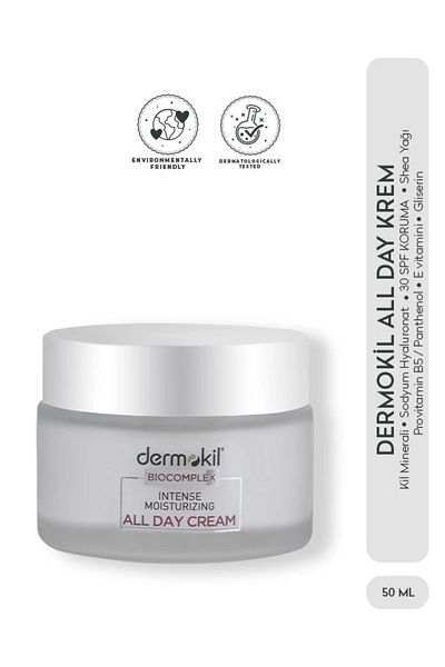 Dermokil 50 ml Kemistirici Intense Moisturizing All Day Cream