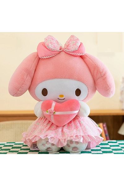 Zigver Kawaii Sanrio Sakura My Melody Kuromi Plush Toy 25cm