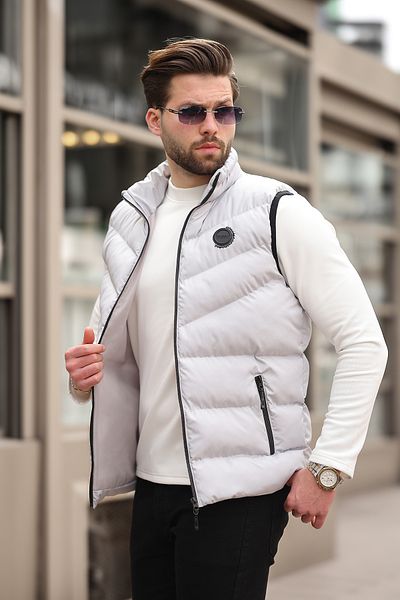 Rogyi Tekstil New Season Men's Black Puffer Vest