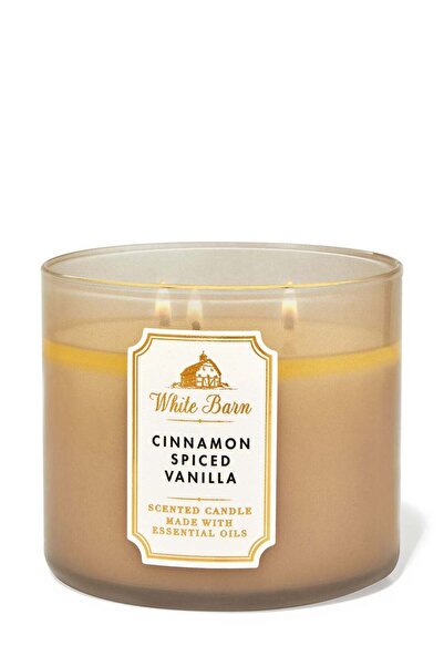 Bath & Body Works Cinnamon Spiced Vanilla 3-Wick Candle