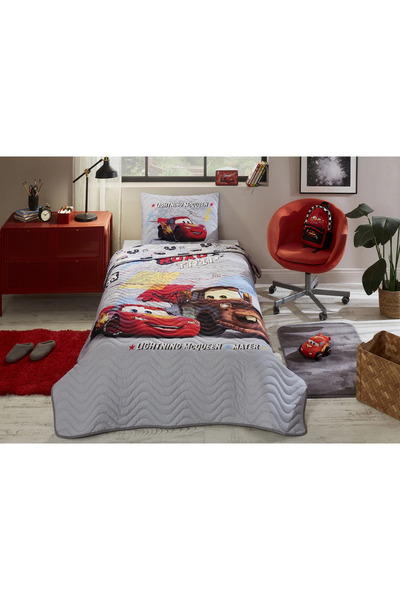 Özdilek Özdilek Cars On The Road Tek Kişilik Disney Lisanslı Çocuk Yatak Örtüsü 160x230 cm