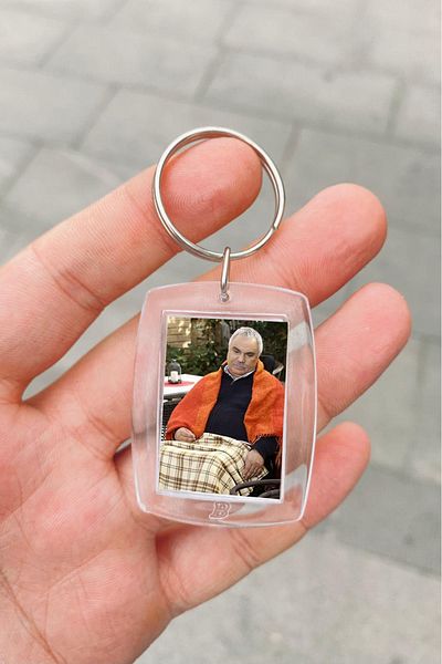 Namgo Transparent Frame Keychain Leaf Cast Ali Rıza Bey