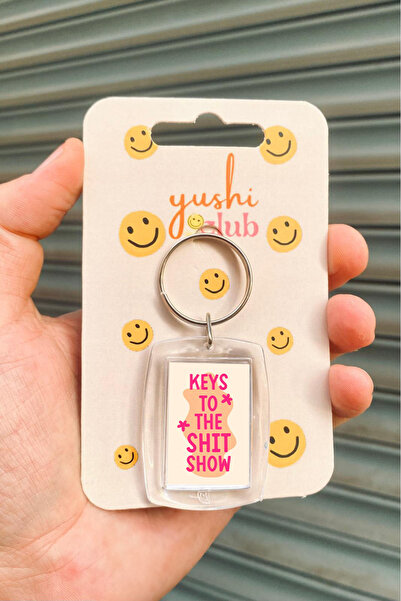 Namgo Şeffaf Çerçeve Anahtarlık - Keys to sht show