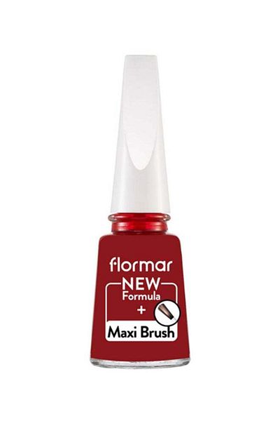 Flormar Shiny Nail Enamel 405 Red Roots-Bright Color