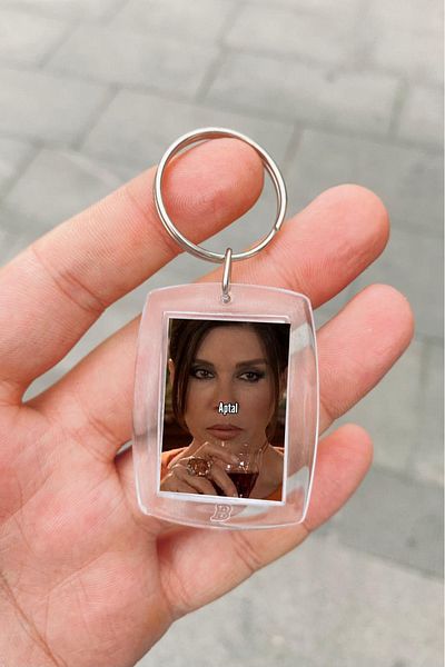 Namgo Transparent Frame Keychain Love-I Memnu Firdevs Yoreoglu