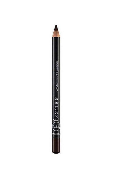 Flormar Waterproof Eyeliner Pencil 108 Shiny Silver