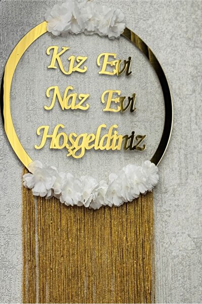 renkli mi renkli tasarım dünyası Ornament de ușă pentru casă de fete, din ple...