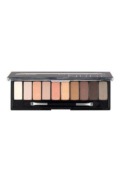 Flormar 10-Shade Eyeshadow Palette 001 Nude
