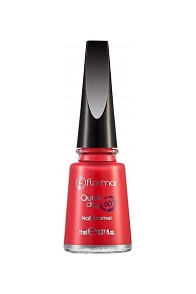 Flormar Quick Dry Nail Enamel Bright Coral