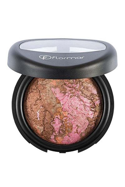 Flormar Ultra Sheer Baked Face Powder 25 Marble Pink Gold