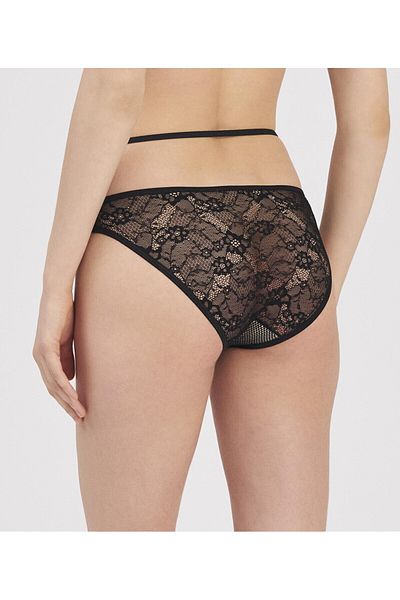 MOONLİGHT Модел 3215 Комбинация с дантелени детайли