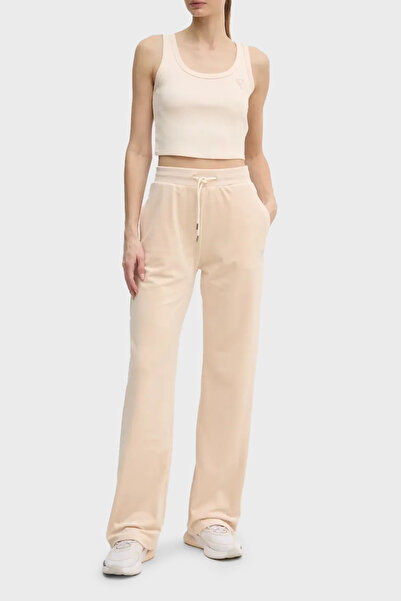 Guess Colette Rib Logolu Slim Fit Yuvarlak Yaka Fitilli Top V5RP07K8RT2 TOP V5RP07 K8RT2 G6K5