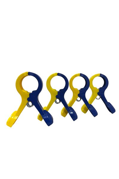 AÇSEL 4-Piece Beach Sunbed Towel Coat Blanket Table Fan Latch Multi-Purpose Fixer
