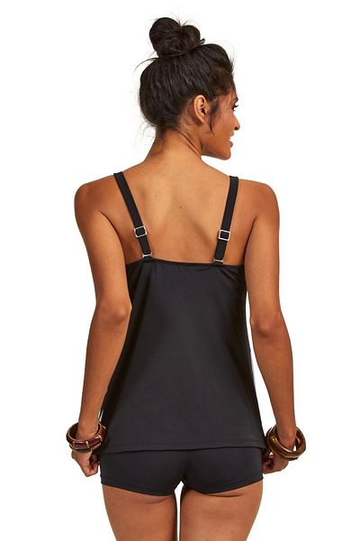 Argento Eterella 0063-9130 Women's Striped Tankini with Shorts