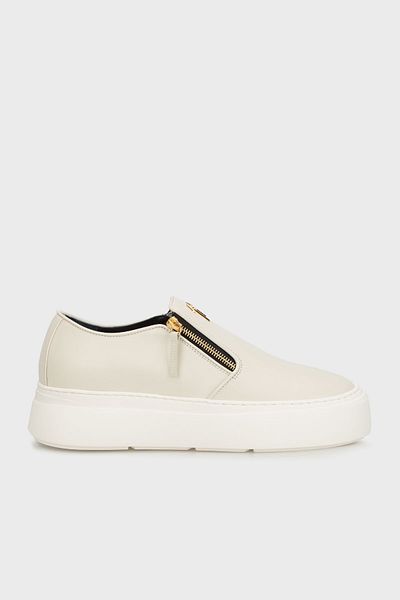 Giuseppe zanotti Genuine Leather Sneaker Men's Shoes Thick Sole (Eu40010)
