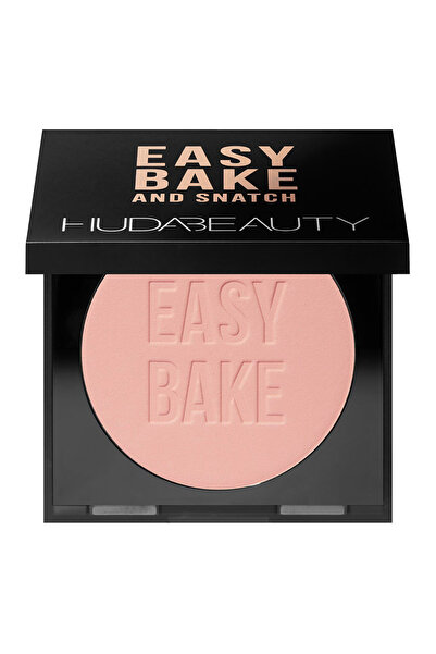 Huda Beauty - بودرة مضغوطة - سهلة الخبز والخطف - بودرة زهر الكرز المضغوطة