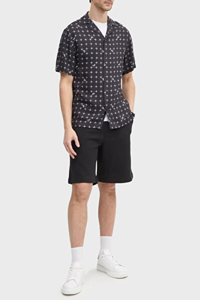 Calvin Klein Jakarlı Regular Fit Kısa Kollu Gömlek KM0KM011480GO Erkek GÖMLEK KM0KM01148 0GO