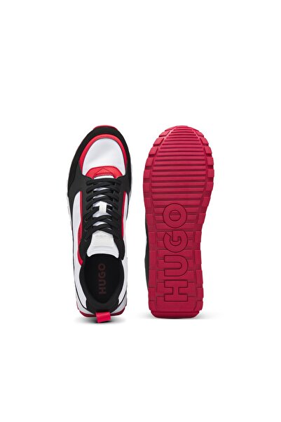 HUGO Karışık malzemelere sahip spor ayakkabı