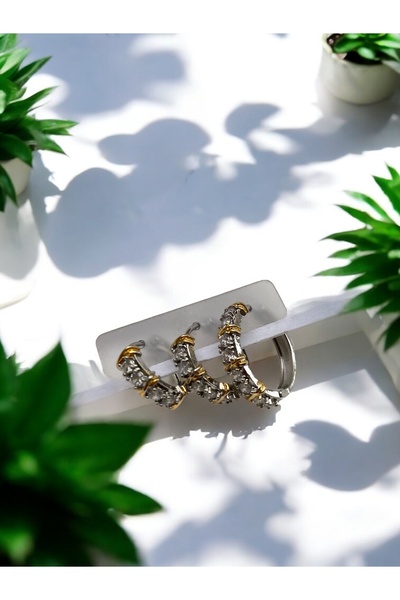 Bade 3-Piece Xoxo Model Ring Steel Earrings